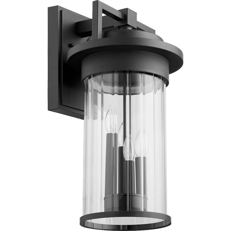 Quorum International Dimas 4 Light 19" Tall Outdoor Wall Sconce - Noir
