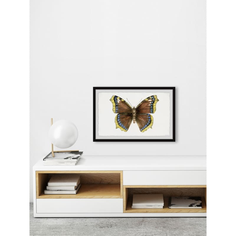 Bright Blue Spots Framed Print