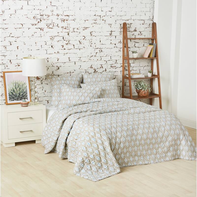 Liam Sky Bedding - Queen