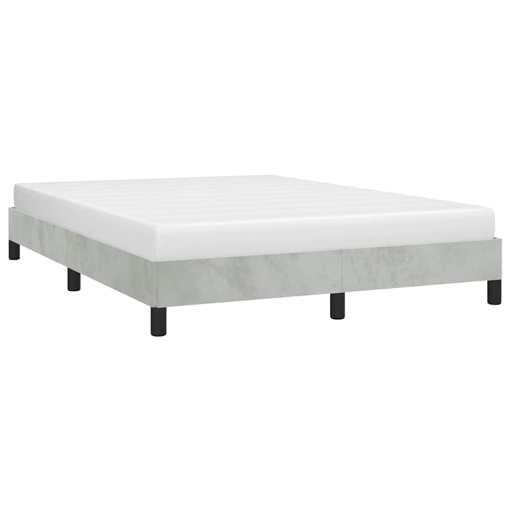 vidaXL Bed Frame, Velvet, No Mattress