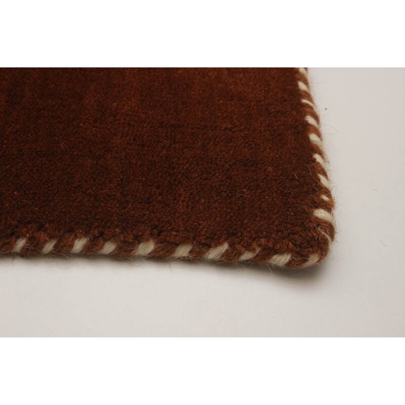 Kashkuli Gabbeh Brown Rug 2'8" x 11'1" - 2'8 x 11'1