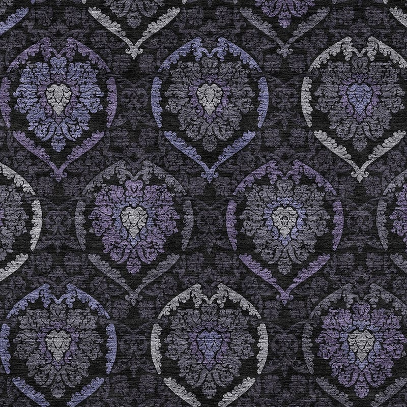HomeRoots Medallion Transitional Rectangle Outdoor Rug