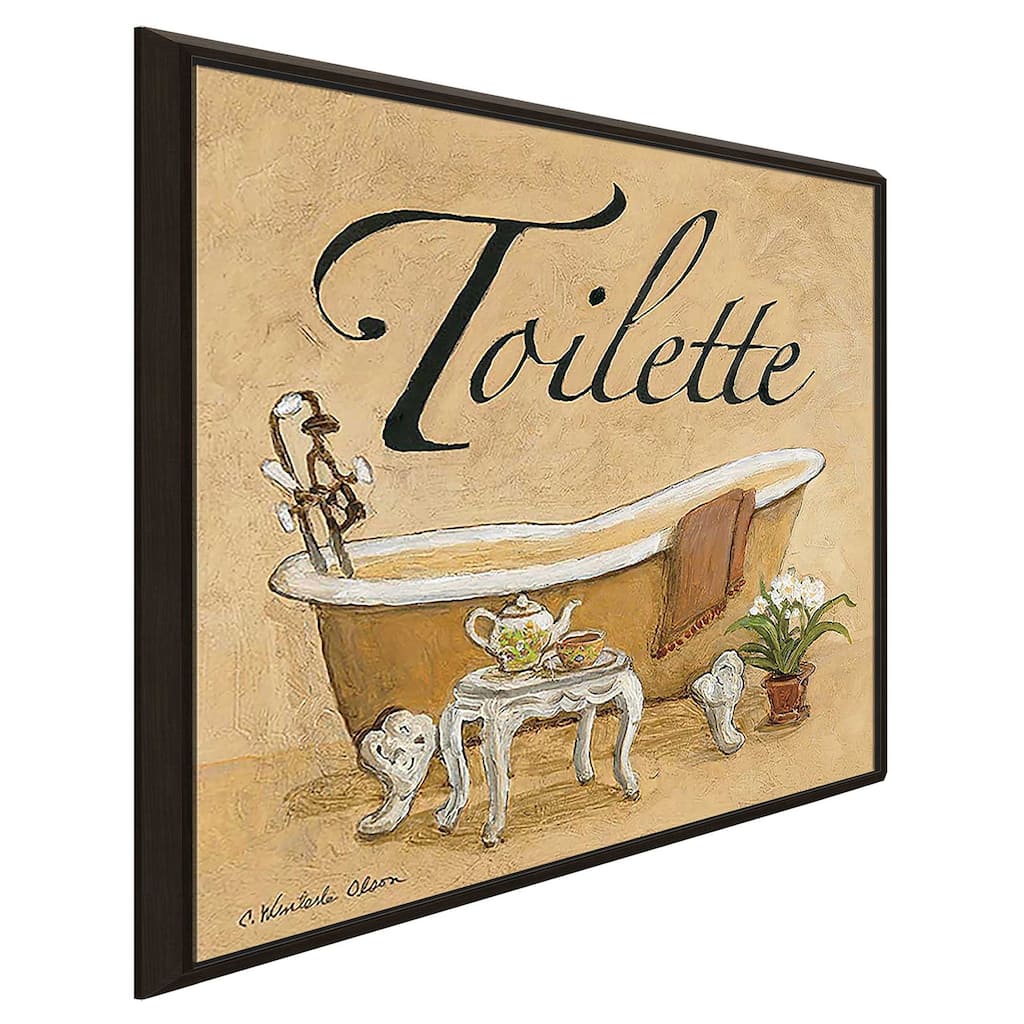 "Spice Toilette" Print on Floating Canvas