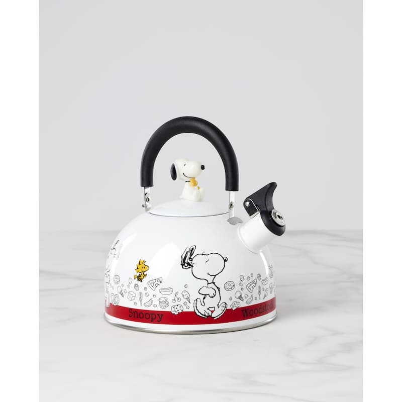 Lenox Chef Snoopy Tea Kettle - 84.5oz. 7.87" x 7.48" x 8.86"