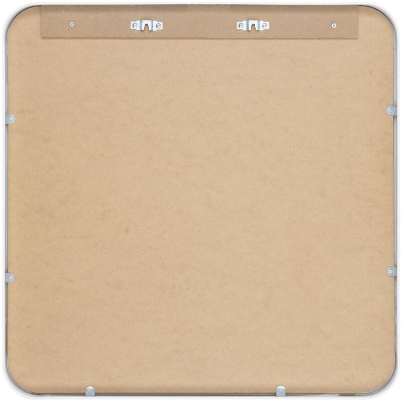 Livabliss Aranya Modern Aluminum Square Accent Mirror