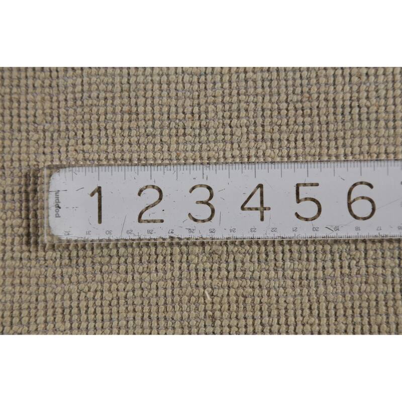 Hand Knotted Oriental 100% Wool Carpet Modern Solid Green Gabbeh Area Rug - 13' 0'' X 10' 3''