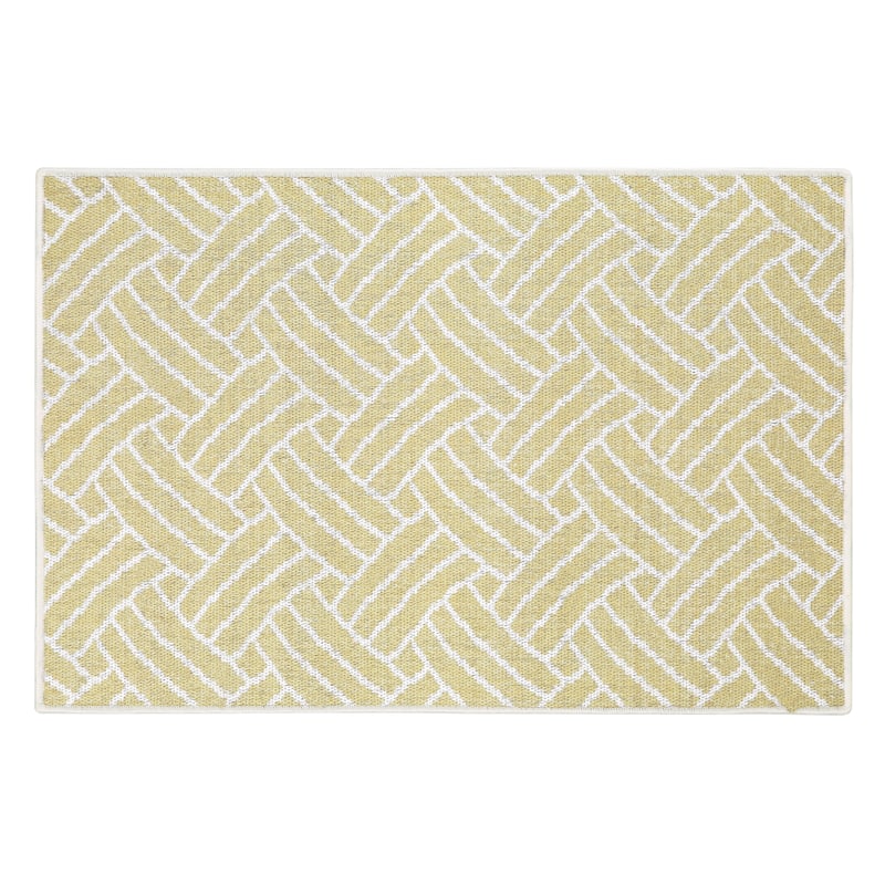 Sussexhome Heavy Duty Ultra Thin Non Slip Washable Cotton Indoor Rug - 2' x 3'