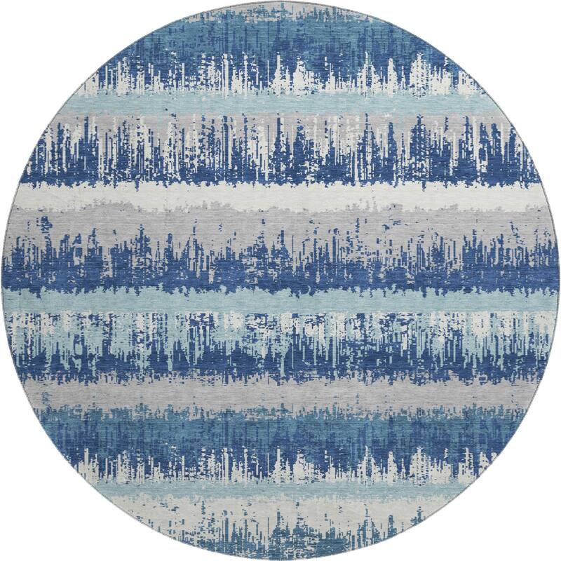 Premium Washable Super Soft Modern Ombre Stripe Mayfield Rug