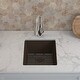 preview thumbnail 5 of 35, Lexicon Drop-In Quartz 16 Inch Single Bowl Kitchen Sink Kit