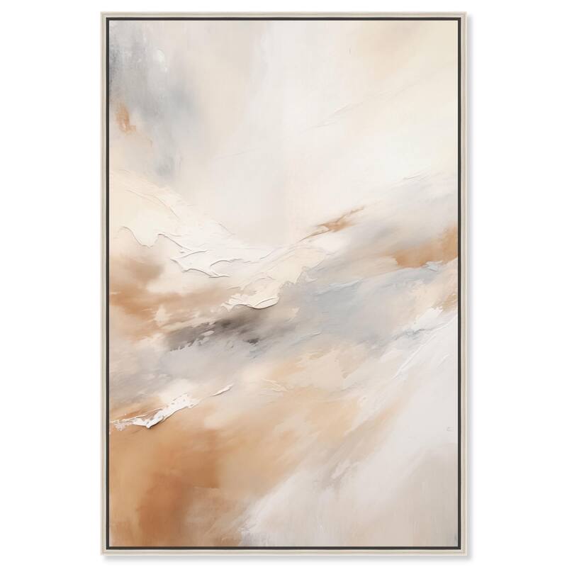 Veiled in Mist II Canvas by Art Remedy - Silver - 16" x 24"