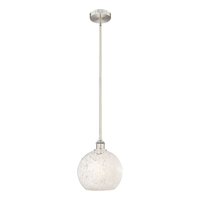 Innovations Lighting 616-1S 11 10 White Mouchette Pendant White