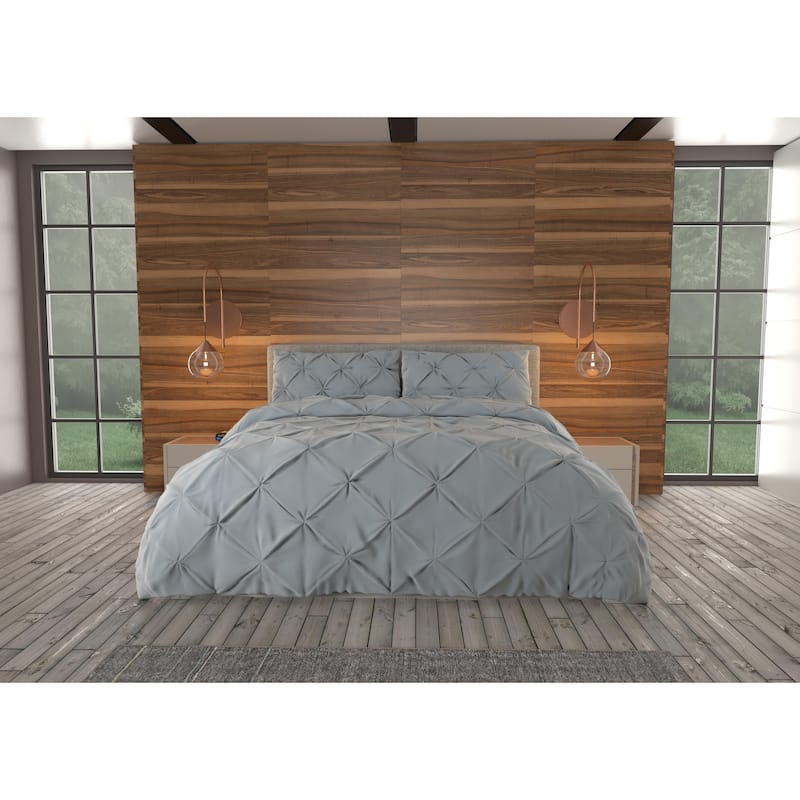 Nestl Pinch Pleat Down Alternative Ultra Soft Comforter Set