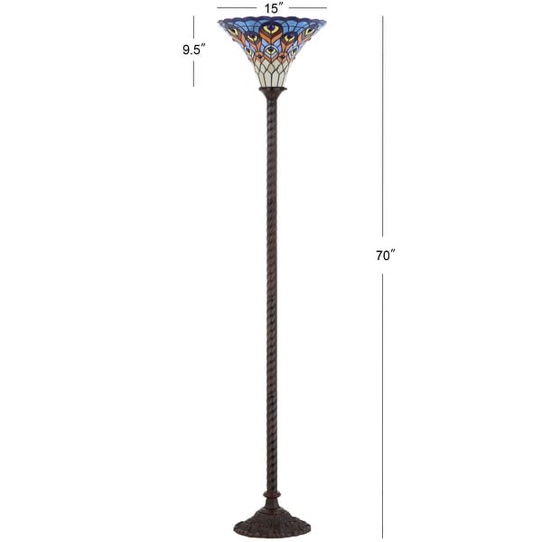 tiffany hanging floor lamp