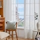 preview thumbnail 24 of 29, Deconovo Bedroom Crepe Solid Sheer Voile Curtain (2 Panels)