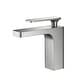 preview thumbnail 15 of 25, Lead Free Solid Brass Single Handle Bathroom Vanity Sink Faucet with Water Hose Brushed Nickel