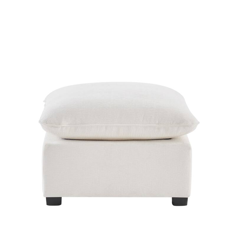 Ottoman Module for Modular Sectional Sofa,Wide Seat,Chenille