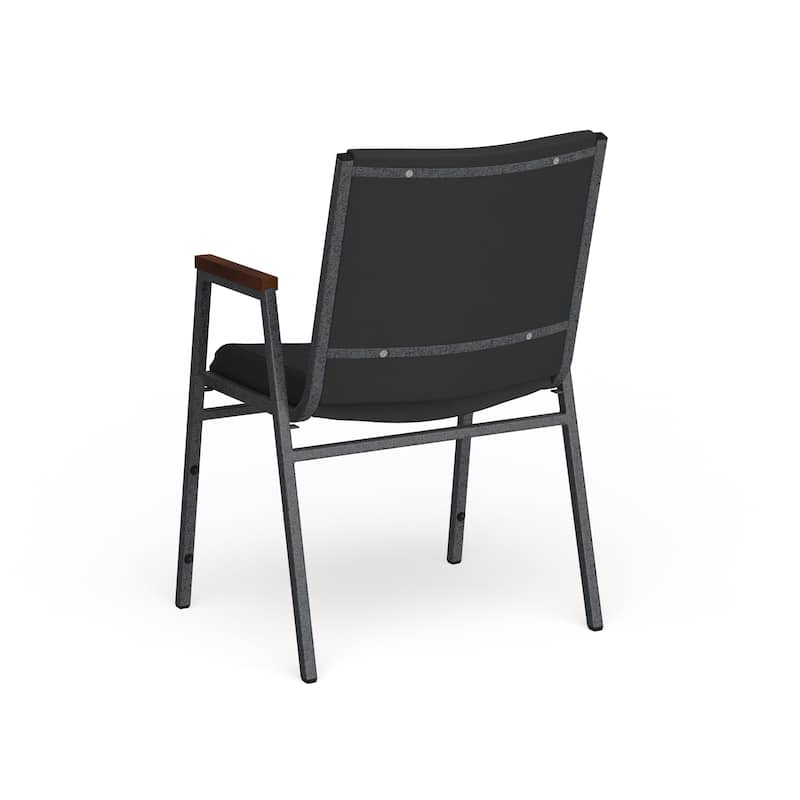 Heavy Duty Stack Chair with Arms - 21"D x 21"W x 31"H