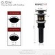 preview thumbnail 23 of 41, STYLISH Pop-Up Bathroom Sink Drain with Overflow (Set of Two)