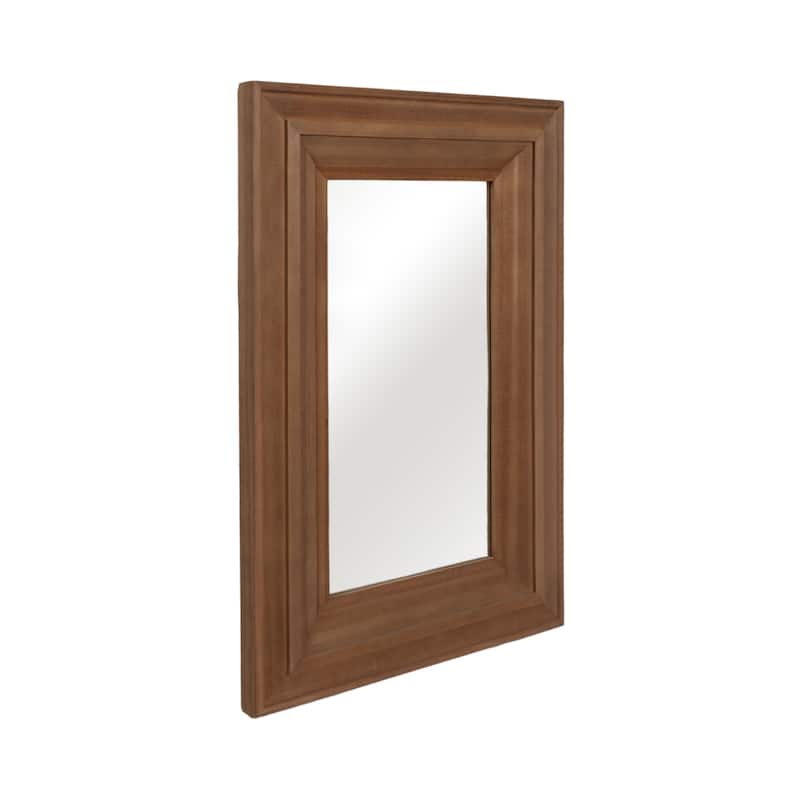 Sagebrook Home Decorative Wall Mirror with Wood Frame for Entryway, Bedroom, Living Room or Bathroom