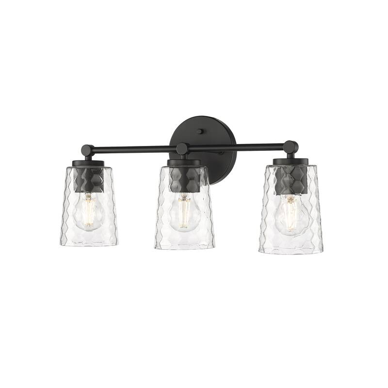 Millennium Lighting Ashli 2/4 Light Vanity Light with Clear Honeycomb Glass Shades