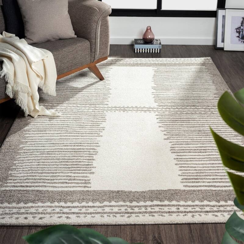 Luxe Weavers Moroccan Lines Geometric Area Rug, Stain-Resistant Carpet