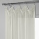 preview thumbnail 4 of 10, Exclusive Fabrics Montpellier Striped Linen Sheer Curtain (1 Panel)