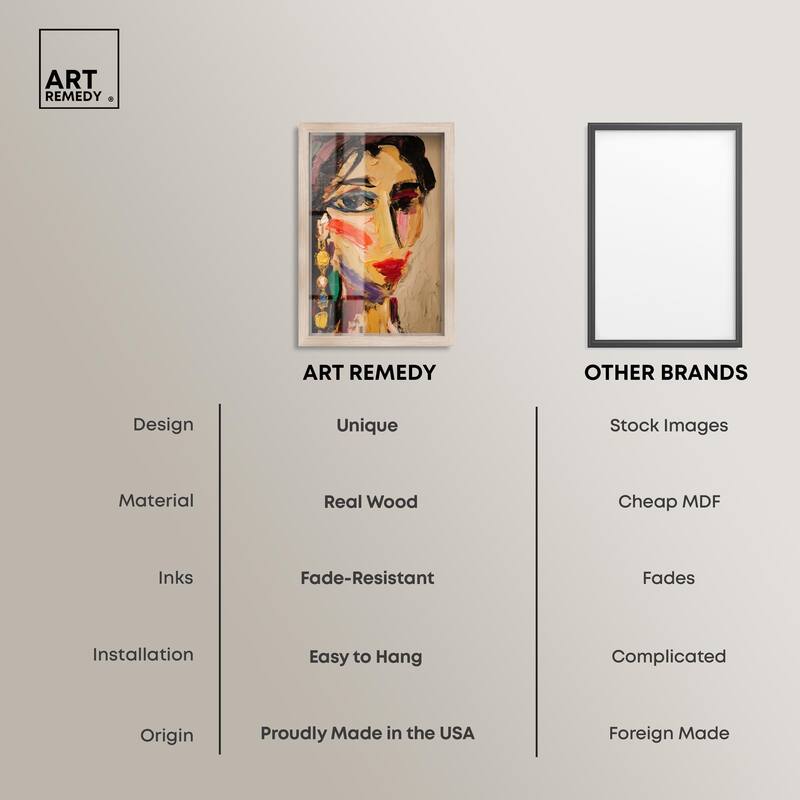 Colorful Expression I Shadowbox by Art Remedy
