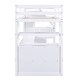 preview thumbnail 9 of 8, Twin Size Loft Bed wDesk, Shelves, 2 Drawers, Storage Staircase,White