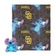 preview thumbnail 6 of 47, MLB Strike Stitch Hugger Pillow & Silk Touch Throw Blanket Set 40x50 inches - San Diego Padres