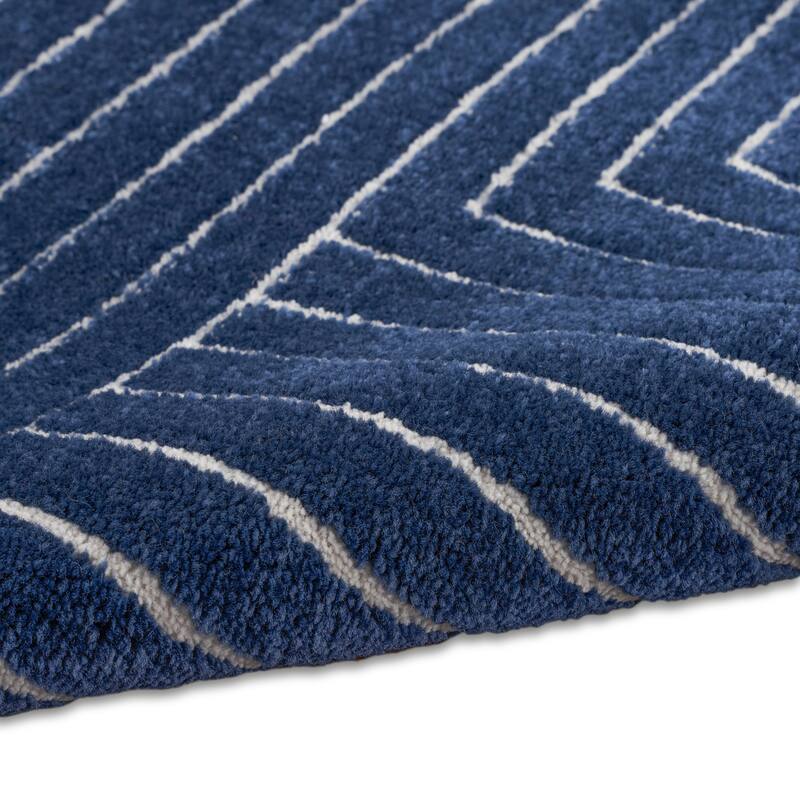 Calvin Klein Balance Abstract Geometric Linear Area Rug