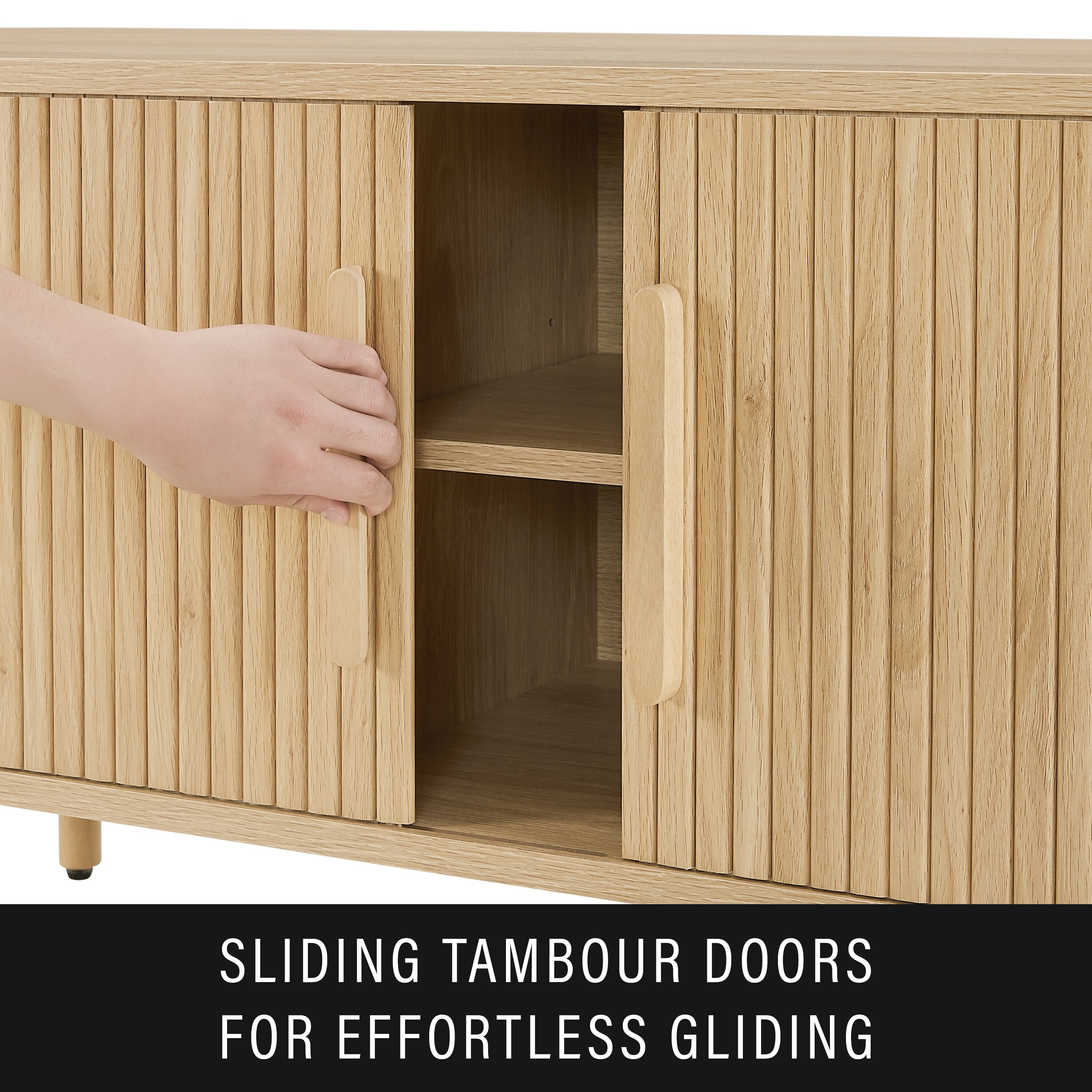 Crosley Ambrose Record Player Cabinet With Vinyl Storage - On Sale