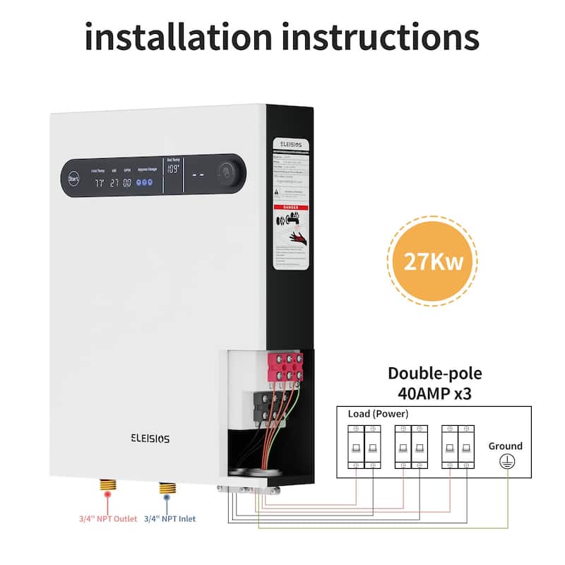 Reliable Instant Water Heater: Fast Heating, Constant Temperature and Multiple Safety Protections
