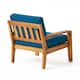 Grenada Outdoor Wood Club Chair (Set of 2) by Christopher Knight Home