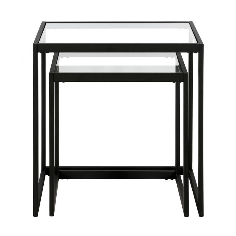 Rocco Rectangular Nested Side Table - 22" Wide