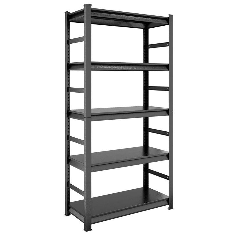 5-Tier Adjustable Heavy Duty Metal Storage Shelves, 2000 lbs, 63"/72"H