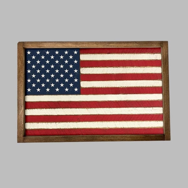 slide 1 of 1, Flag Wall Art - Multi-Color