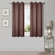 preview thumbnail 18 of 129, Superior Solid Machine Washable Room Darkening Grommet Curtains, Set of 2 42" x 63" - Cappuccino