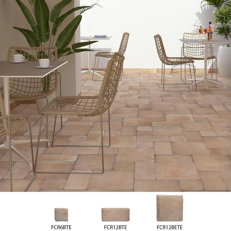 Merola Tile Benisa Teja 5-7/8" x 11-7/8" Porcelain Floor and Wall Tile