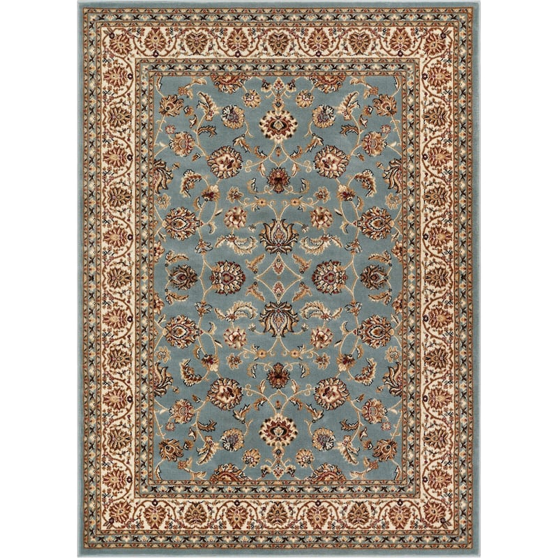Well Woven Ariana Palace Light Blue Area Rug - 3'11" x 5'3" - 3'11" x 5'3" - Blue/Ivory