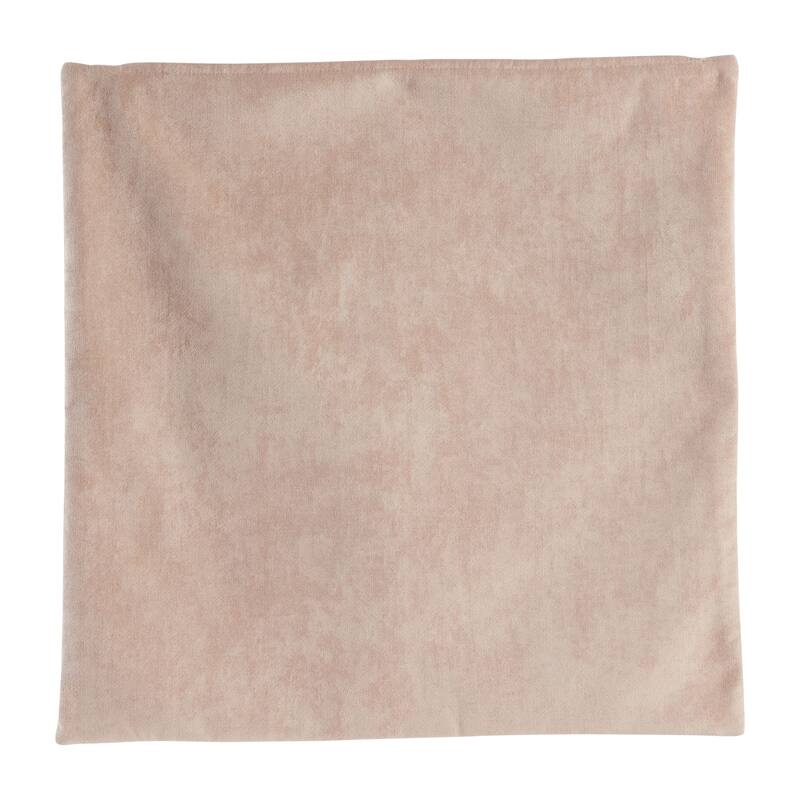 Greendale Home Fashions Velvet Throw Pillow Cover - Rosedust