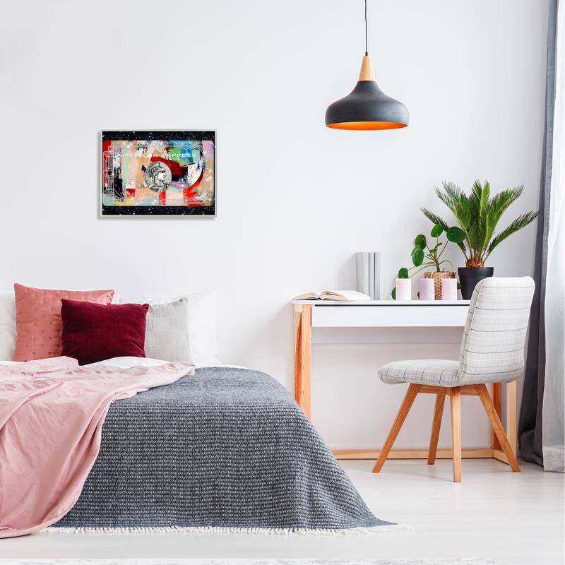 Stupell Credit Card on Framed Giclee Art Design by Ziwei Li
