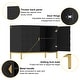 preview thumbnail 44 of 46, Clihome 40-inch Two Door Glossy Media Storage Cabinet/Buffet
