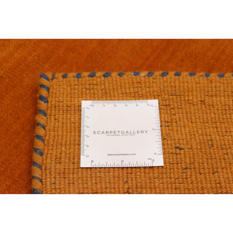 Kashkuli Gabbeh Orange Rug 2'8" x 13'0" - 2'8 x 13'0