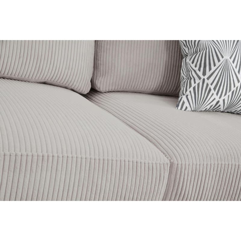 9 PCS Corduroy Flexible Combination Sectional Sofa