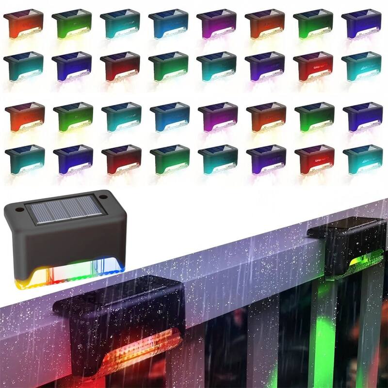 RGB lights-32PCS Led Solar Deck Light
