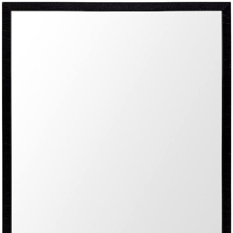 HomeRoots 32" Black Framed Bathroom Vanity Mirror - 25.50 in. x 31.50 in. x 1.75 in.