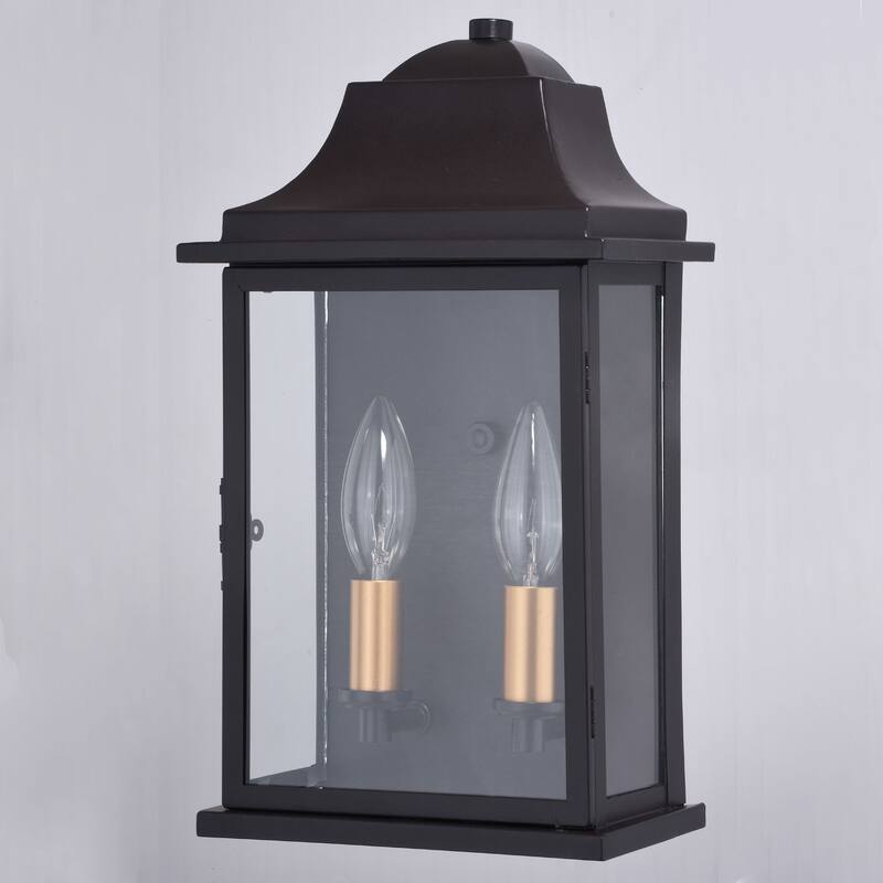 Bellevue Brooklyn 2 Light 13" Tall Outdoor Wall Sconce