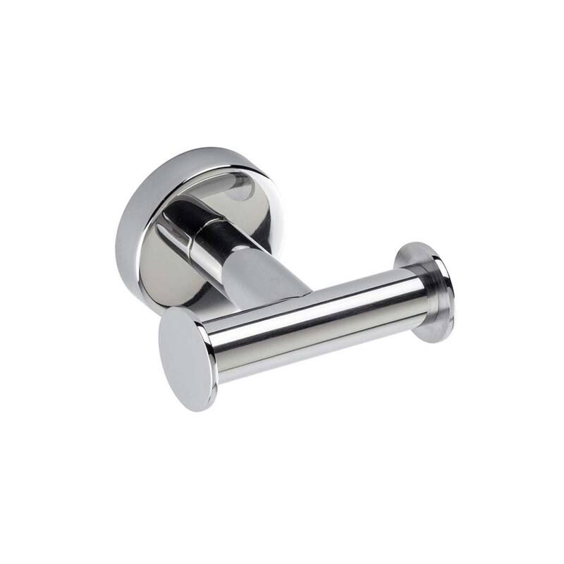 WS Bath Collections Styl Double Robe Hook - Polished Stainless Steel