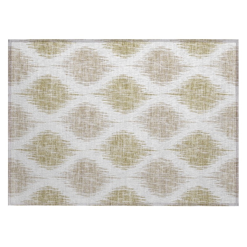 Machine Washable Indoor/ Outdoor Chantille Contemporary Geo Rug
