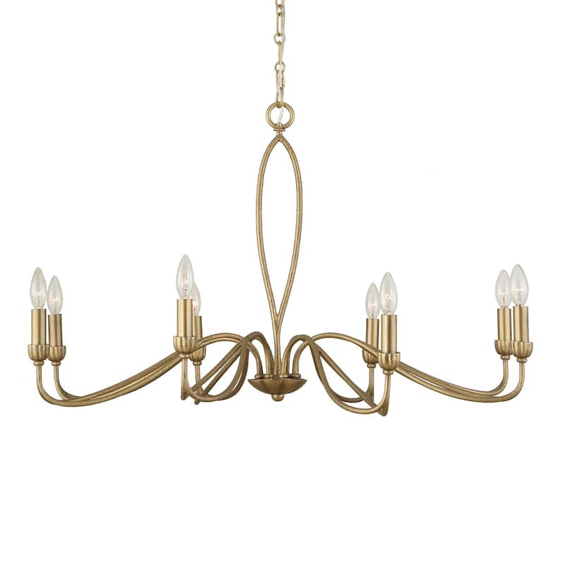 Uttermost Corella 8 Light Chandelier - 40"W x 40"D x 23"H